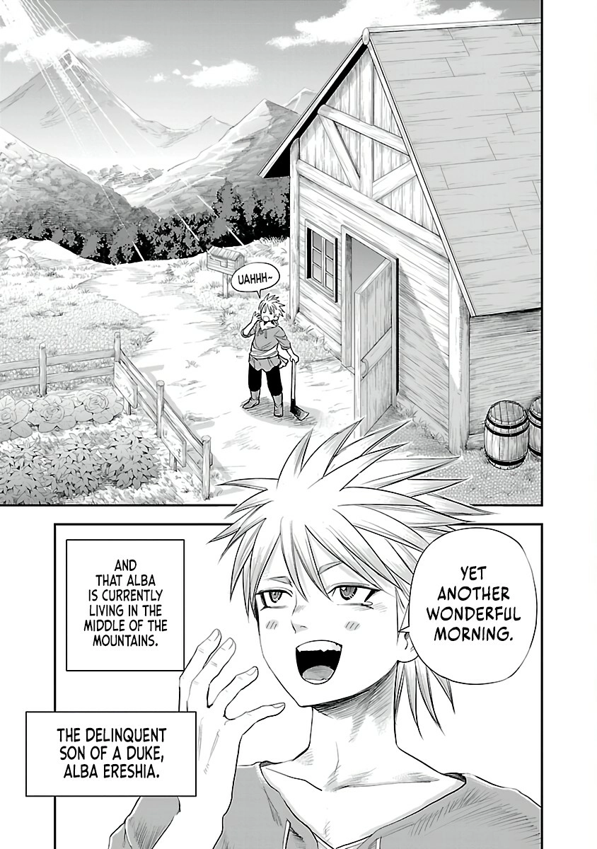 Hametsu Flag Kaihi no Tame Yamaoku e Hikikomotteita Saikyou no Akuyaku wa, Tasuketa Heroine ni Yotte Omotebutai e Tatasareru Chapter 1 page 9 - 