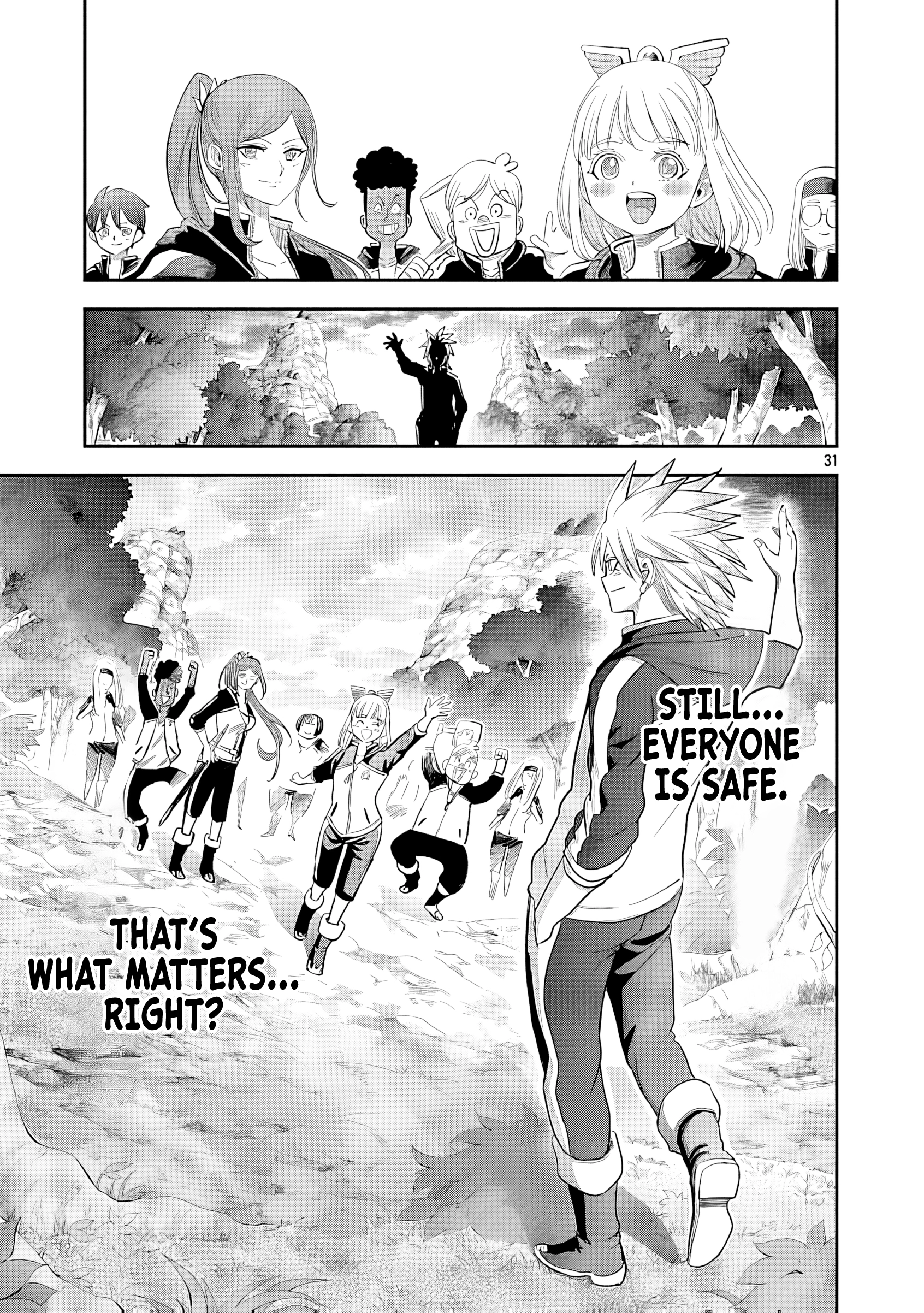 Hametsu Flag Kaihi no Tame Yamaoku e Hikikomotteita Saikyou no Akuyaku wa, Tasuketa Heroine ni Yotte Omotebutai e Tatasareru Chapter 10 page 34 - 