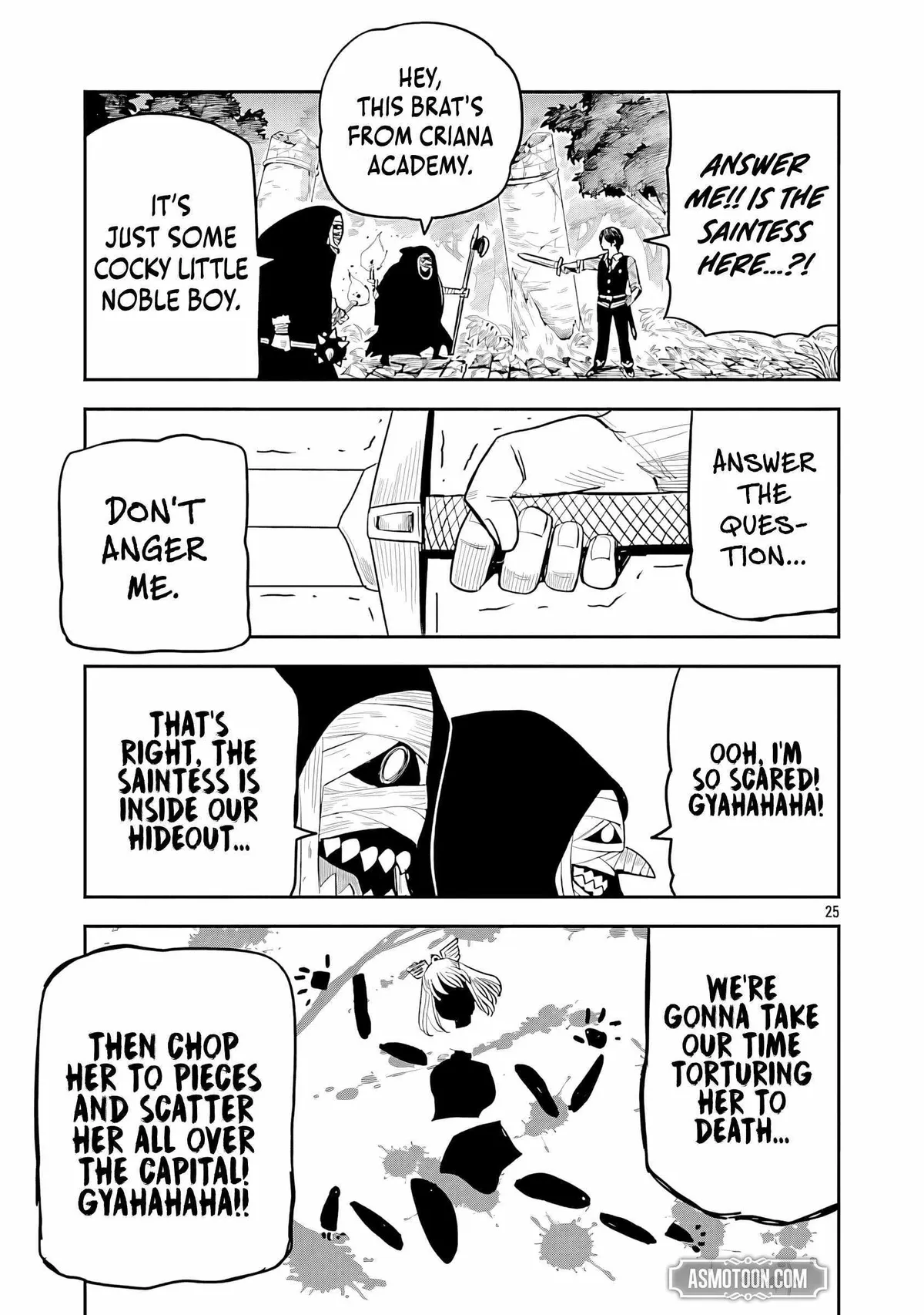 Hametsu Flag Kaihi no Tame Yamaoku e Hikikomotteita Saikyou no Akuyaku wa, Tasuketa Heroine ni Yotte Omotebutai e Tatasareru Chapter 16 page 30 - 