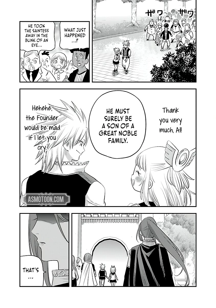 Hametsu Flag Kaihi no Tame Yamaoku e Hikikomotteita Saikyou no Akuyaku wa, Tasuketa Heroine ni Yotte Omotebutai e Tatasareru Chapter 2 page 32 - 
