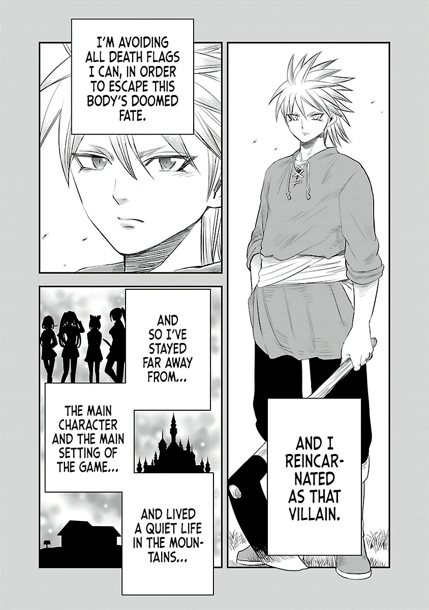 Hametsu Flag Kaihi no Tame Yamaoku e Hikikomotteita Saikyou no Akuyaku wa, Tasuketa Heroine ni Yotte Omotebutai e Tatasareru Chapter 2 page 5 - 