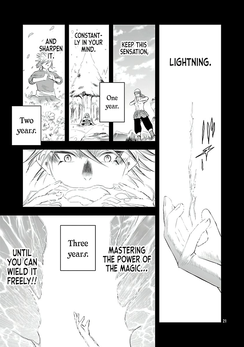 Hametsu Flag Kaihi no Tame Yamaoku e Hikikomotteita Saikyou no Akuyaku wa, Tasuketa Heroine ni Yotte Omotebutai e Tatasareru Chapter 3 page 24 - 