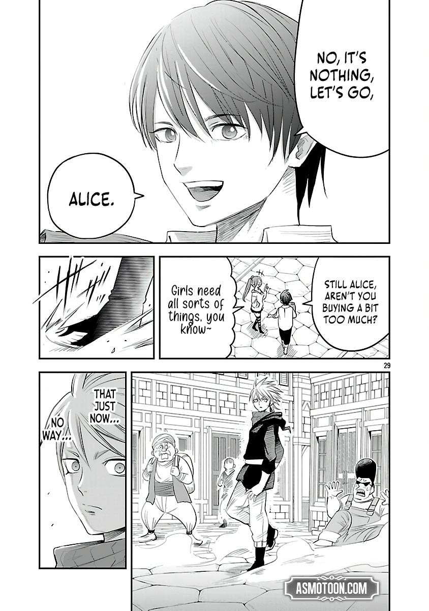 Hametsu Flag Kaihi no Tame Yamaoku e Hikikomotteita Saikyou no Akuyaku wa, Tasuketa Heroine ni Yotte Omotebutai e Tatasareru Chapter 4 page 32 - 