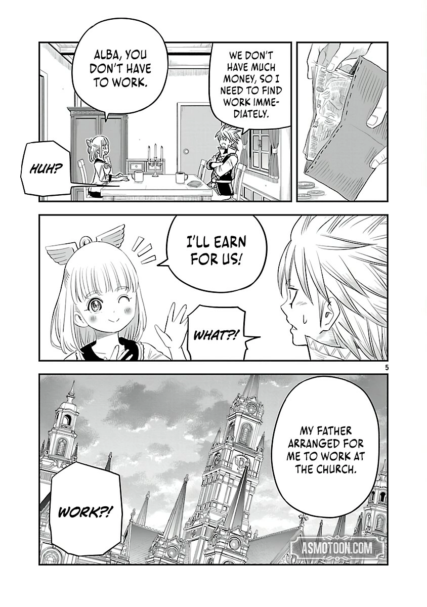 Hametsu Flag Kaihi no Tame Yamaoku e Hikikomotteita Saikyou no Akuyaku wa, Tasuketa Heroine ni Yotte Omotebutai e Tatasareru Chapter 4 page 8 - 