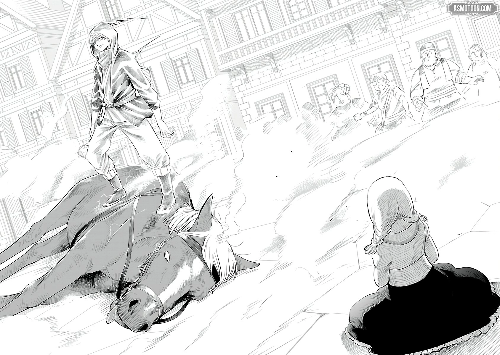 Hametsu Flag Kaihi no Tame Yamaoku e Hikikomotteita Saikyou no Akuyaku wa, Tasuketa Heroine ni Yotte Omotebutai e Tatasareru Chapter 5 page 17 - 