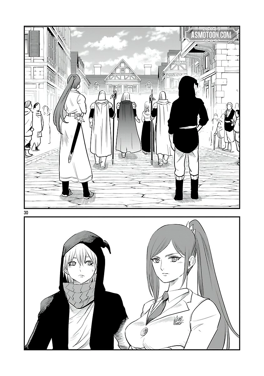 Hametsu Flag Kaihi no Tame Yamaoku e Hikikomotteita Saikyou no Akuyaku wa, Tasuketa Heroine ni Yotte Omotebutai e Tatasareru Chapter 5 page 32 - 