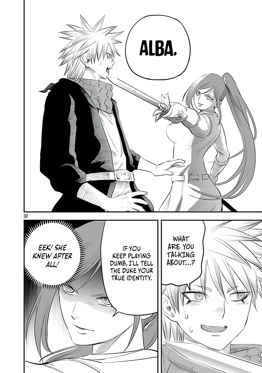 Hametsu Flag Kaihi no Tame Yamaoku e Hikikomotteita Saikyou no Akuyaku wa, Tasuketa Heroine ni Yotte Omotebutai e Tatasareru Chapter 5 page 34 - 