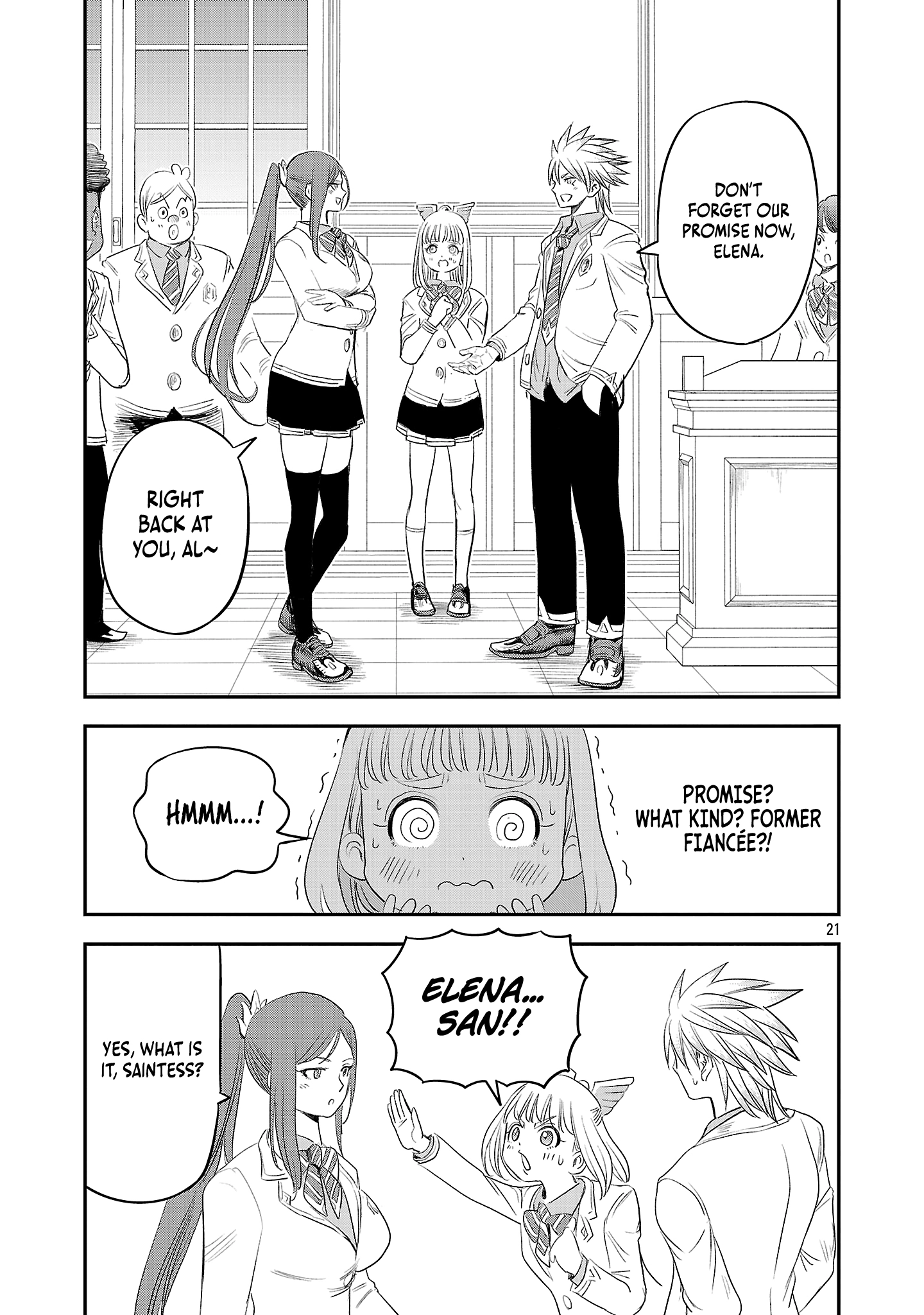 Hametsu Flag Kaihi no Tame Yamaoku e Hikikomotteita Saikyou no Akuyaku wa, Tasuketa Heroine ni Yotte Omotebutai e Tatasareru Chapter 6 page 24 - 
