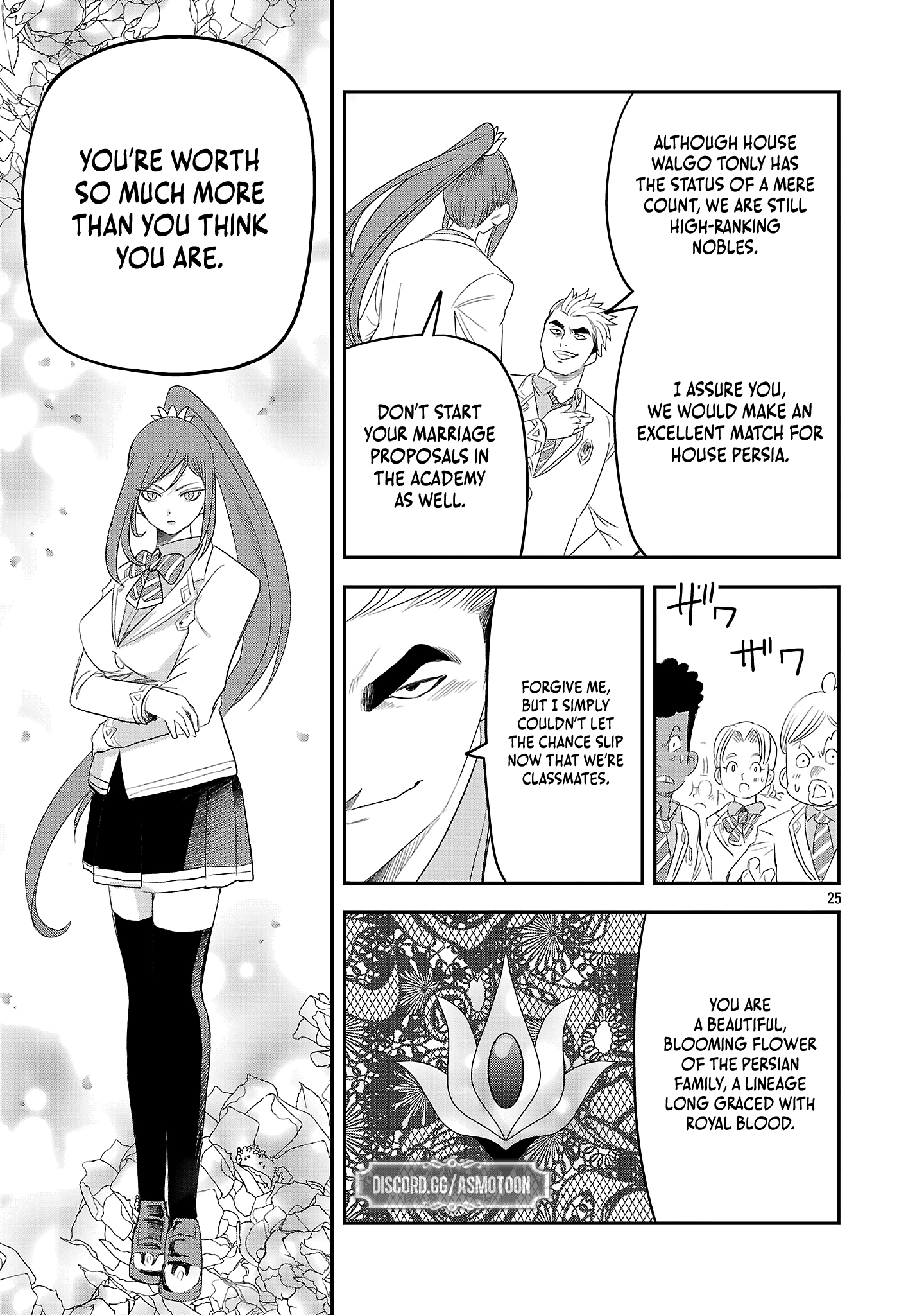 Hametsu Flag Kaihi no Tame Yamaoku e Hikikomotteita Saikyou no Akuyaku wa, Tasuketa Heroine ni Yotte Omotebutai e Tatasareru Chapter 6 page 28 - 
