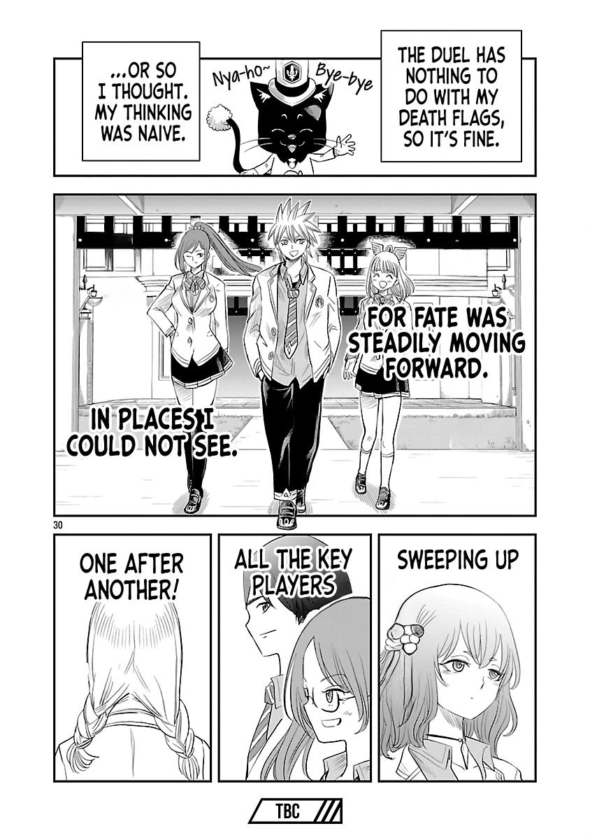 Hametsu Flag Kaihi no Tame Yamaoku e Hikikomotteita Saikyou no Akuyaku wa, Tasuketa Heroine ni Yotte Omotebutai e Tatasareru Chapter 7 page 32 - 
