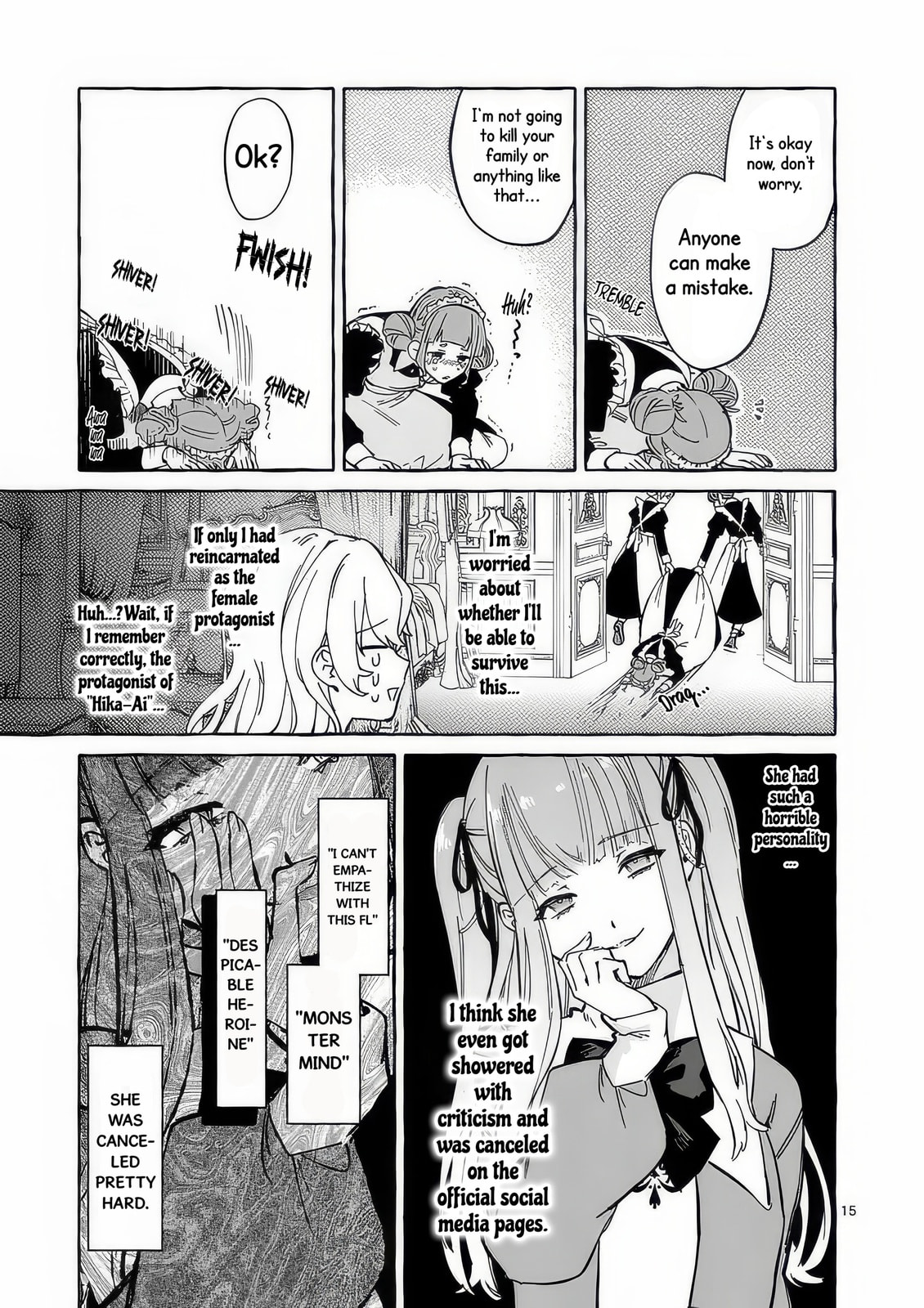 Hametsu wo Hikaeta Akuyaku Reijou ga Muri Shite Heroine wo Enjita Kekka Taida na Yosei ga Akogare Nanoni, Daini Oji no Dekiai Route ni Konwakuchu Chapter 1 page 19 - 