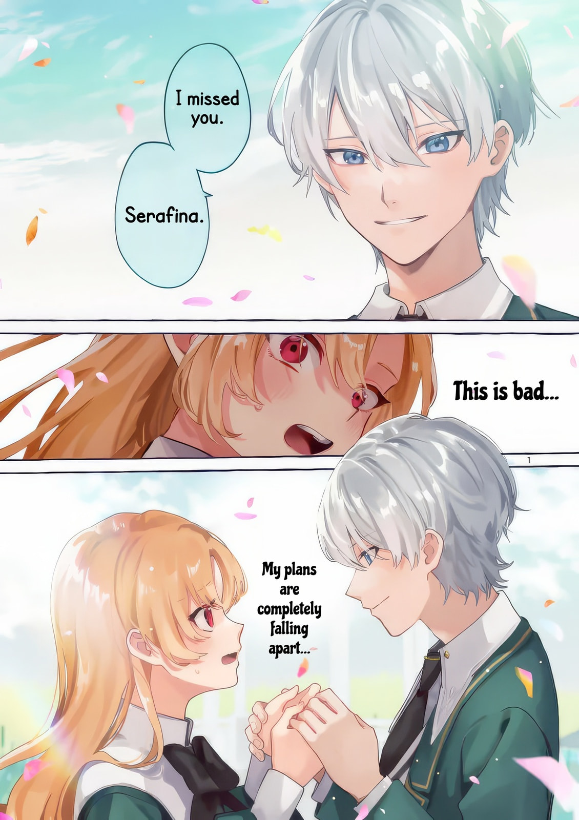 Hametsu wo Hikaeta Akuyaku Reijou ga Muri Shite Heroine wo Enjita Kekka Taida na Yosei ga Akogare Nanoni, Daini Oji no Dekiai Route ni Konwakuchu Chapter 1 page 5 - 