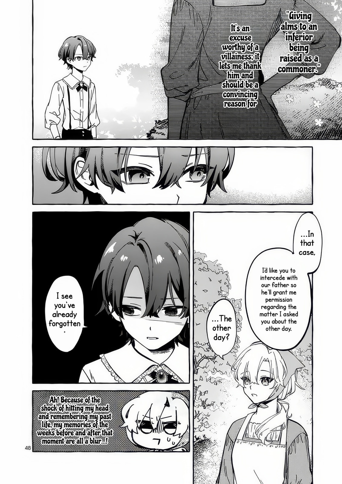 Hametsu wo Hikaeta Akuyaku Reijou ga Muri Shite Heroine wo Enjita Kekka Taida na Yosei ga Akogare Nanoni, Daini Oji no Dekiai Route ni Konwakuchu Chapter 1 page 52 - 