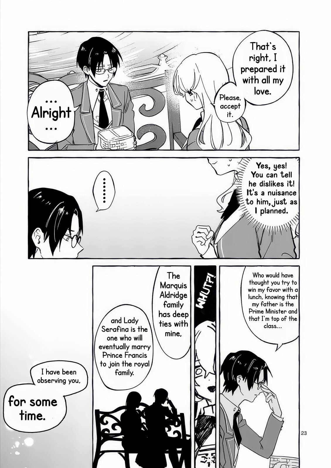 Hametsu wo Hikaeta Akuyaku Reijou ga Muri Shite Heroine wo Enjita Kekka Taida na Yosei ga Akogare Nanoni, Daini Oji no Dekiai Route ni Konwakuchu Chapter 10 page 26 - 