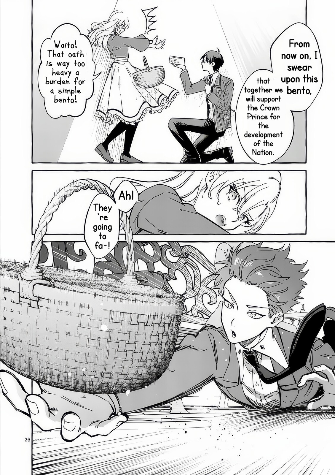 Hametsu wo Hikaeta Akuyaku Reijou ga Muri Shite Heroine wo Enjita Kekka Taida na Yosei ga Akogare Nanoni, Daini Oji no Dekiai Route ni Konwakuchu Chapter 10 page 29 - 