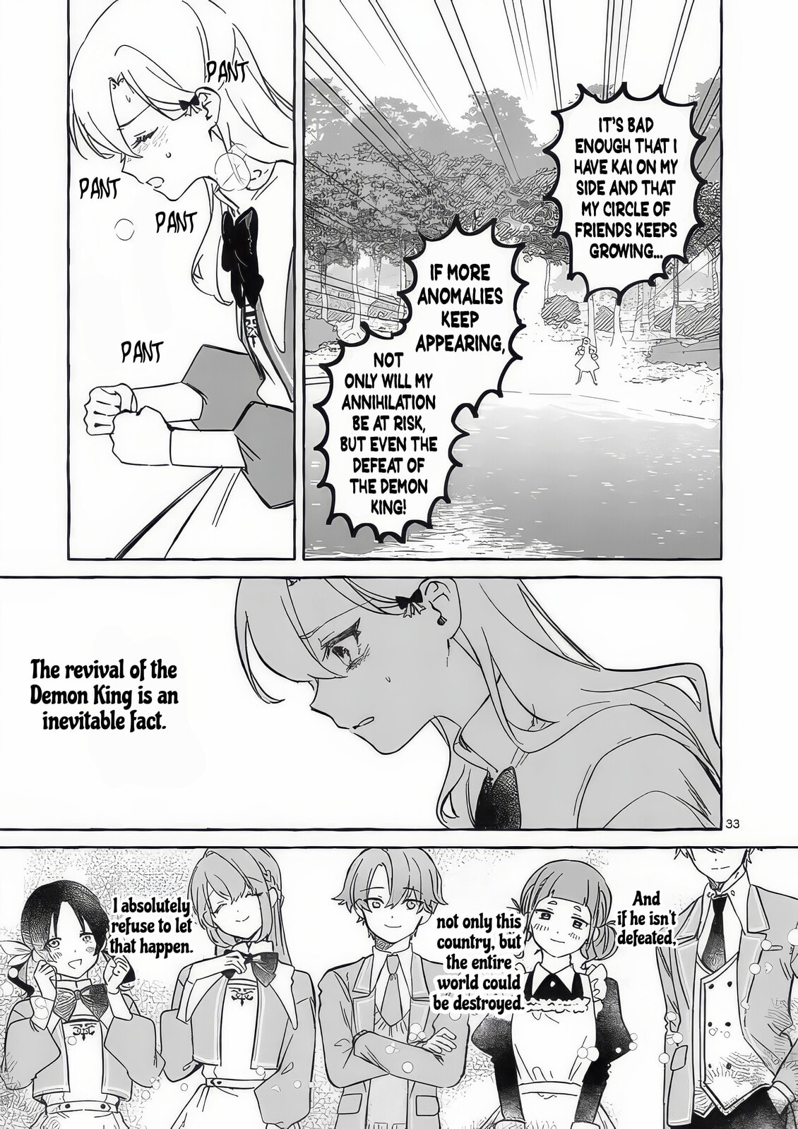 Hametsu wo Hikaeta Akuyaku Reijou ga Muri Shite Heroine wo Enjita Kekka Taida na Yosei ga Akogare Nanoni, Daini Oji no Dekiai Route ni Konwakuchu Chapter 10 page 36 - 