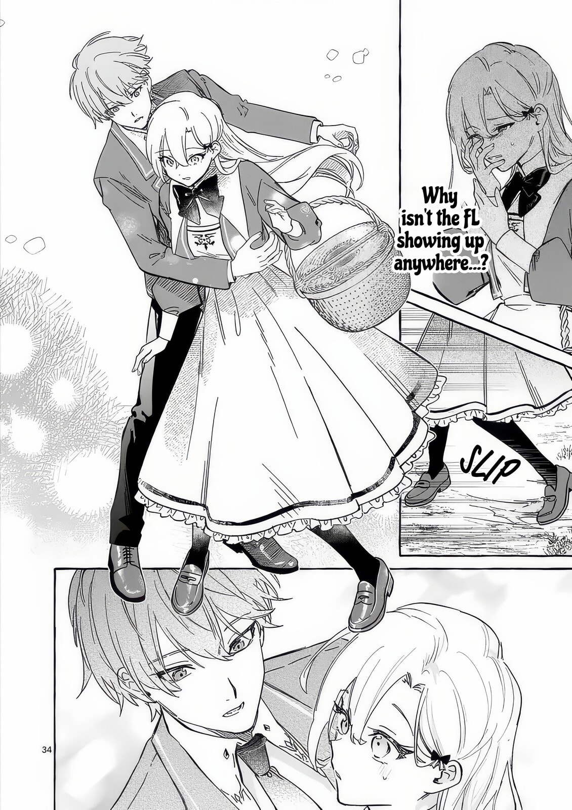 Hametsu wo Hikaeta Akuyaku Reijou ga Muri Shite Heroine wo Enjita Kekka Taida na Yosei ga Akogare Nanoni, Daini Oji no Dekiai Route ni Konwakuchu Chapter 10 page 37 - 