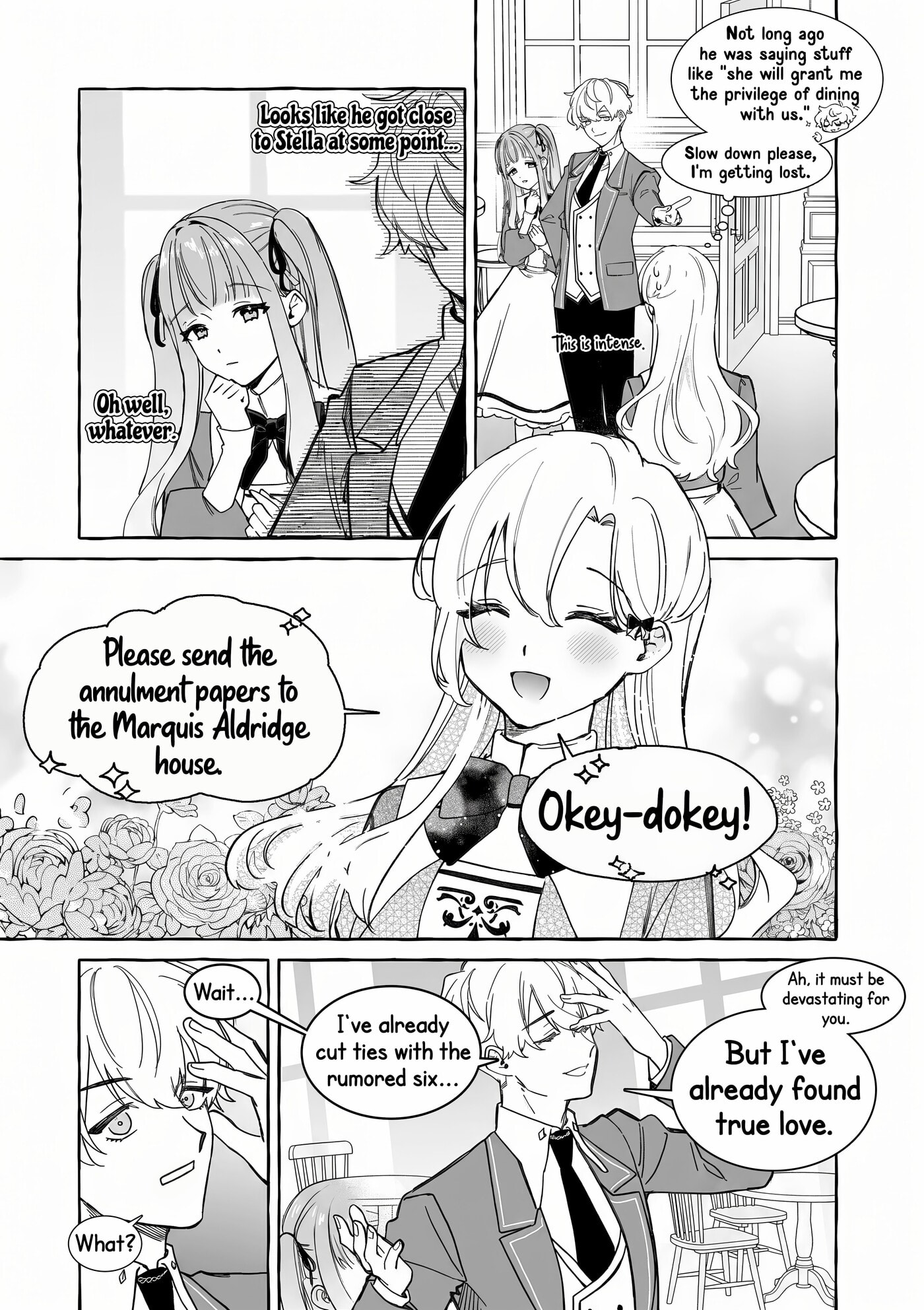 Hametsu wo Hikaeta Akuyaku Reijou ga Muri Shite Heroine wo Enjita Kekka Taida na Yosei ga Akogare Nanoni, Daini Oji no Dekiai Route ni Konwakuchu Chapter 11.1 page 12 - 