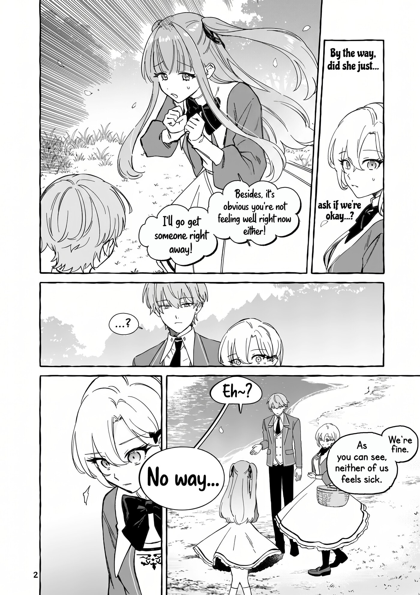 Hametsu wo Hikaeta Akuyaku Reijou ga Muri Shite Heroine wo Enjita Kekka Taida na Yosei ga Akogare Nanoni, Daini Oji no Dekiai Route ni Konwakuchu Chapter 11.1 page 5 - 