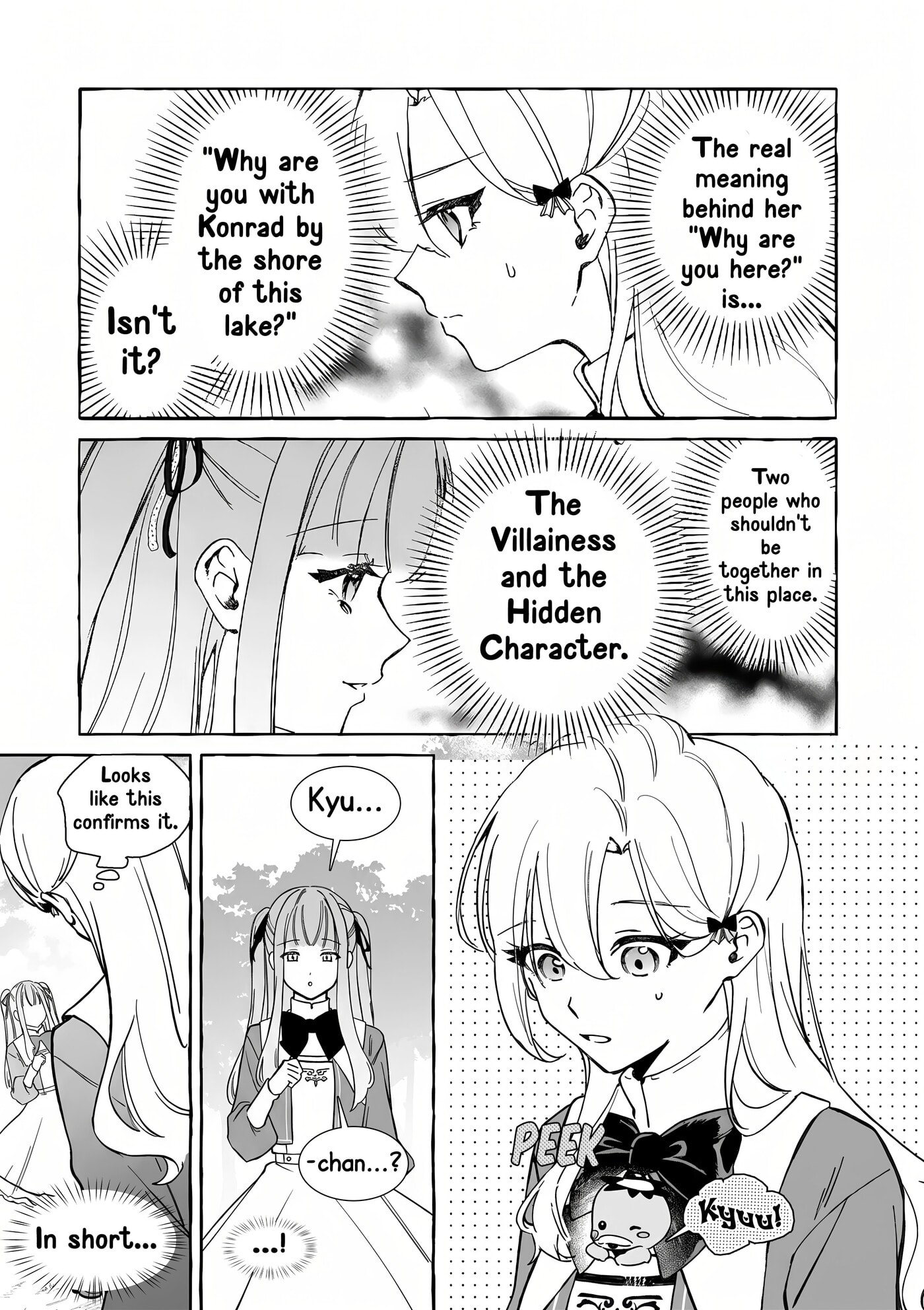 Hametsu wo Hikaeta Akuyaku Reijou ga Muri Shite Heroine wo Enjita Kekka Taida na Yosei ga Akogare Nanoni, Daini Oji no Dekiai Route ni Konwakuchu Chapter 11.1 page 8 - 