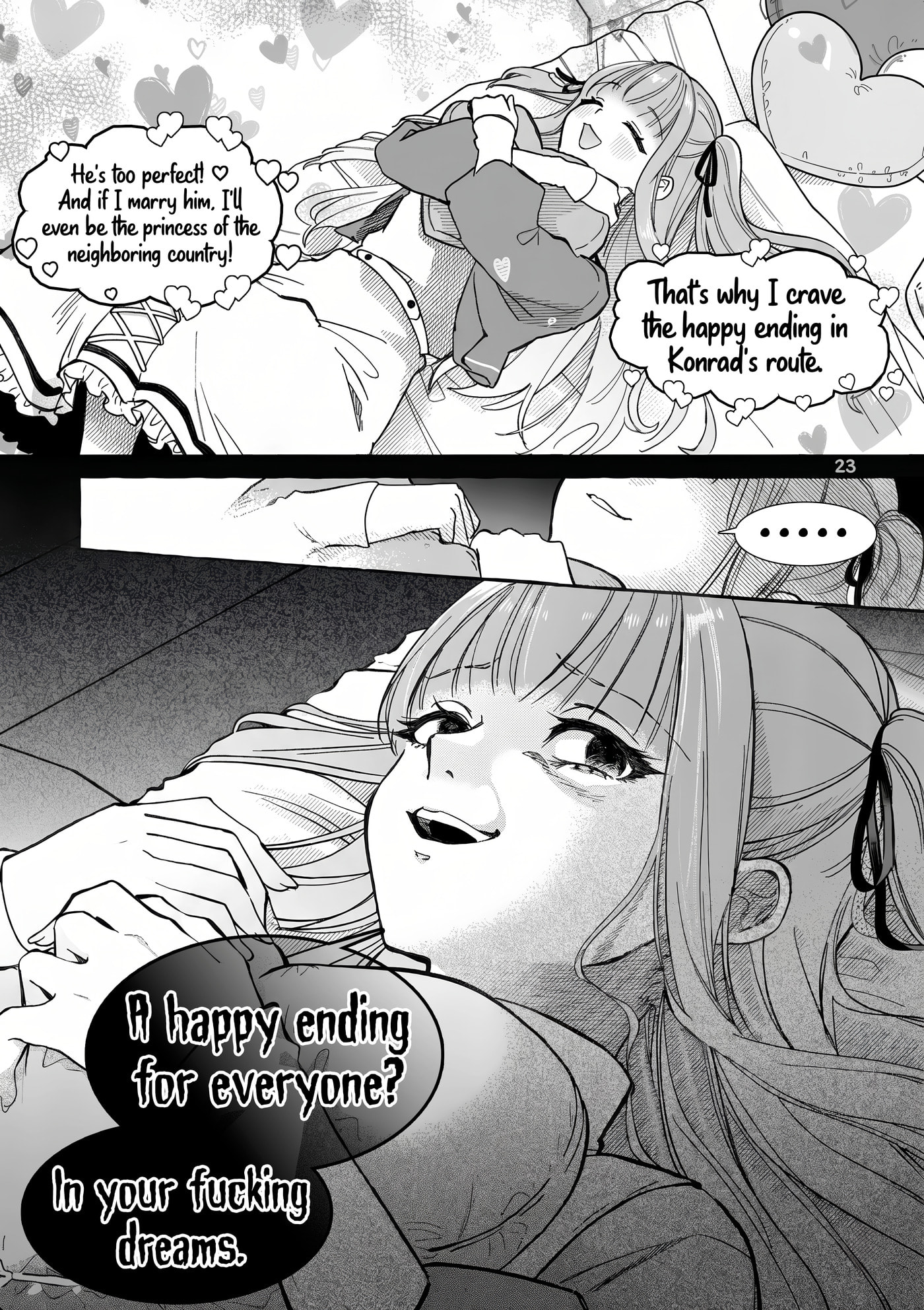 Hametsu wo Hikaeta Akuyaku Reijou ga Muri Shite Heroine wo Enjita Kekka Taida na Yosei ga Akogare Nanoni, Daini Oji no Dekiai Route ni Konwakuchu Chapter 11.2 page 14 - 