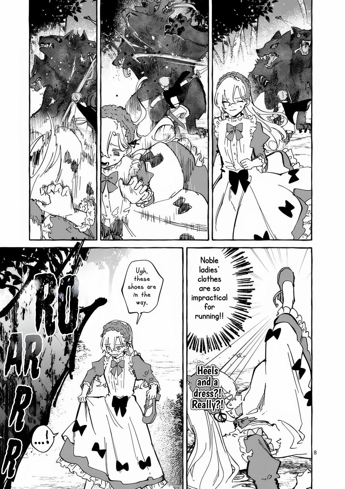 Hametsu wo Hikaeta Akuyaku Reijou ga Muri Shite Heroine wo Enjita Kekka Taida na Yosei ga Akogare Nanoni, Daini Oji no Dekiai Route ni Konwakuchu Chapter 4 page 11 - 