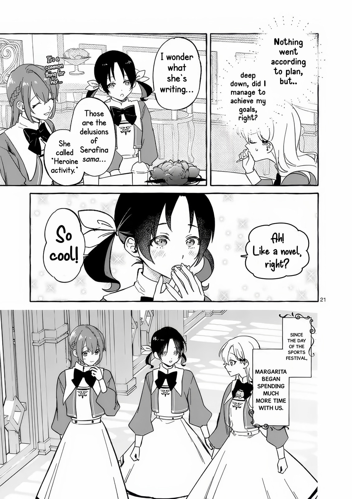 Hametsu wo Hikaeta Akuyaku Reijou ga Muri Shite Heroine wo Enjita Kekka Taida na Yosei ga Akogare Nanoni, Daini Oji no Dekiai Route ni Konwakuchu Chapter 9 page 24 - 