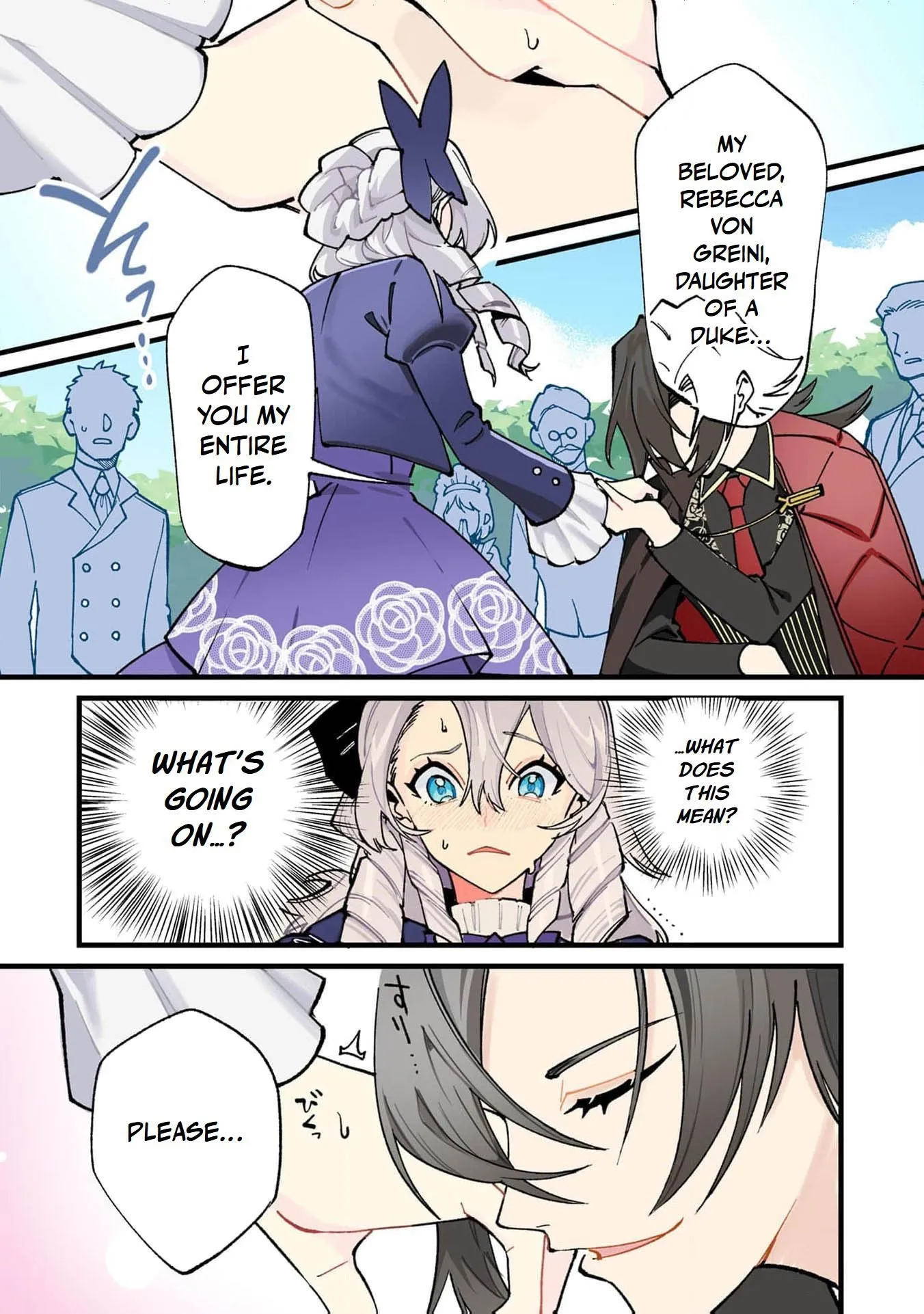 Hametsu Yotei no Akuyaku Reijo Nanoni Rasu Bosu Koshaku to Konyaku Suru desu ka!? Chapter 1 page 3 - 