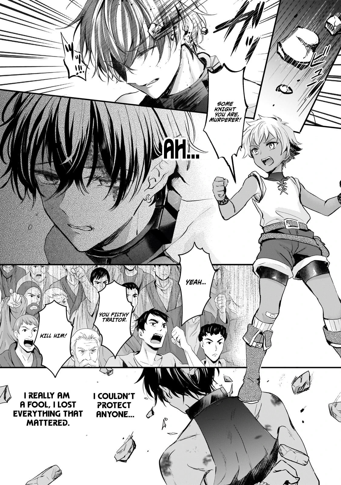 Hangyakusha to Shite Oukoku de Shokei Sareta Kakure Saikyu Kishi Chapter 1.1 page 13 - 