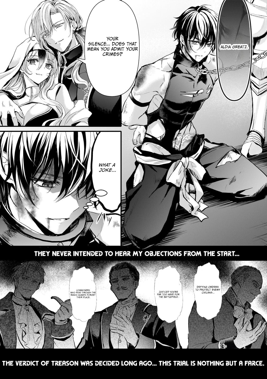 Hangyakusha to Shite Oukoku de Shokei Sareta Kakure Saikyu Kishi Chapter 1.1 page 3 - 