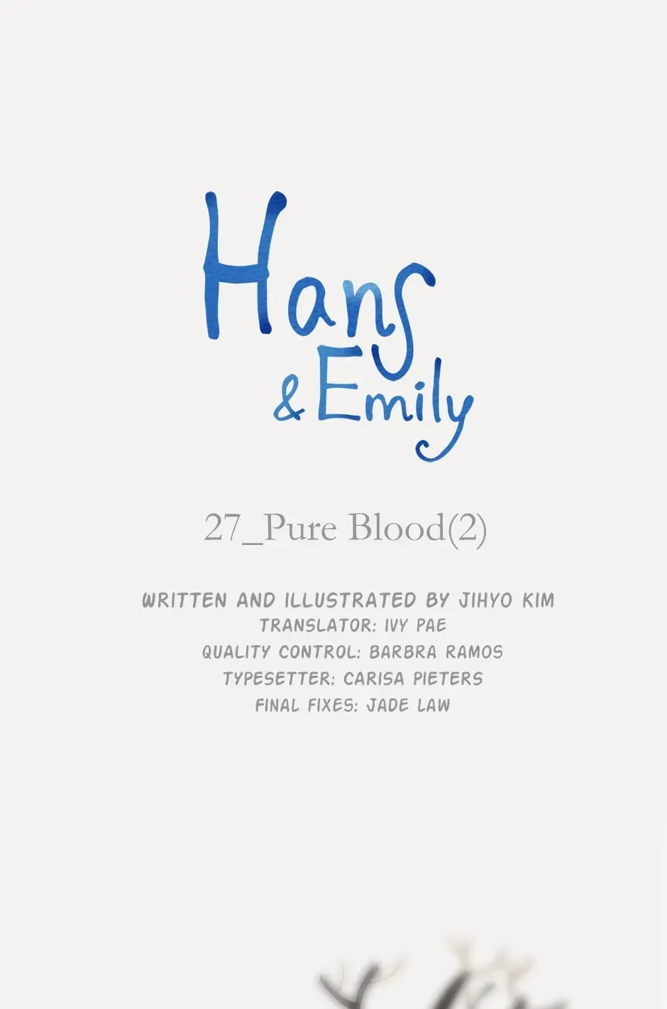 Hans and Emily Chapter 27 page 1 - 