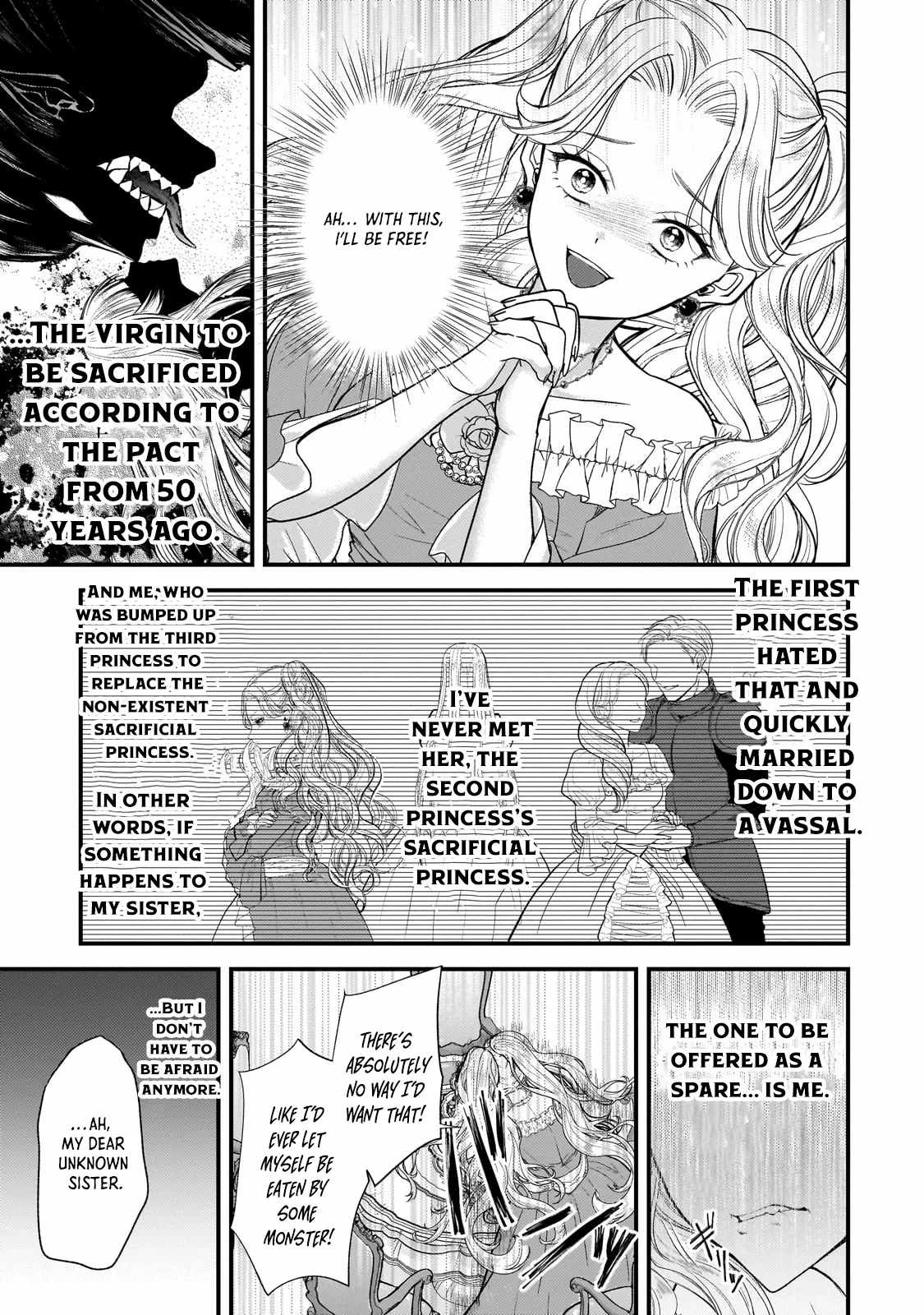 Happiness of the Sacrificial Princess — Bride of the Demon King Chapter 1 page 23 - 
