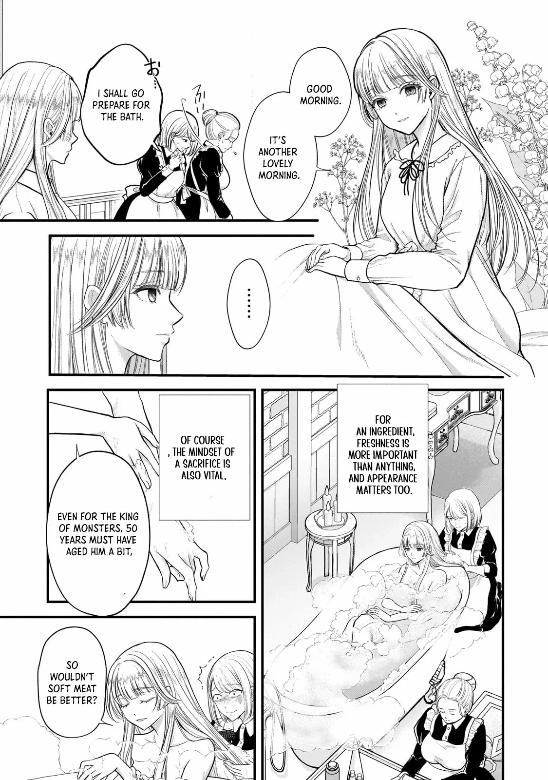 Happiness of the Sacrificial Princess — Bride of the Demon King Chapter 1 page 7 - 