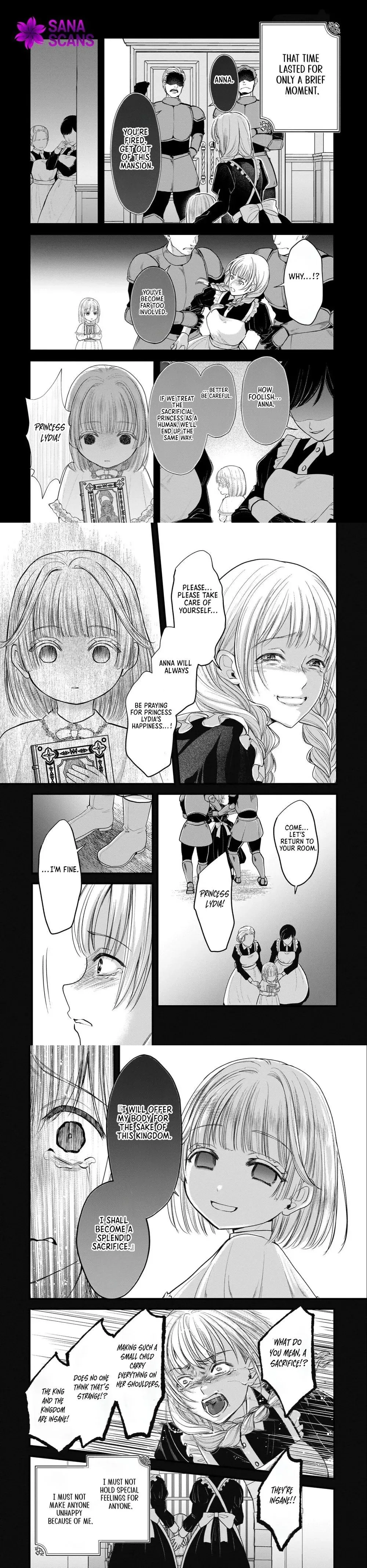 Happiness of the Sacrificial Princess — Bride of the Demon King Chapter 4 page 2 - 