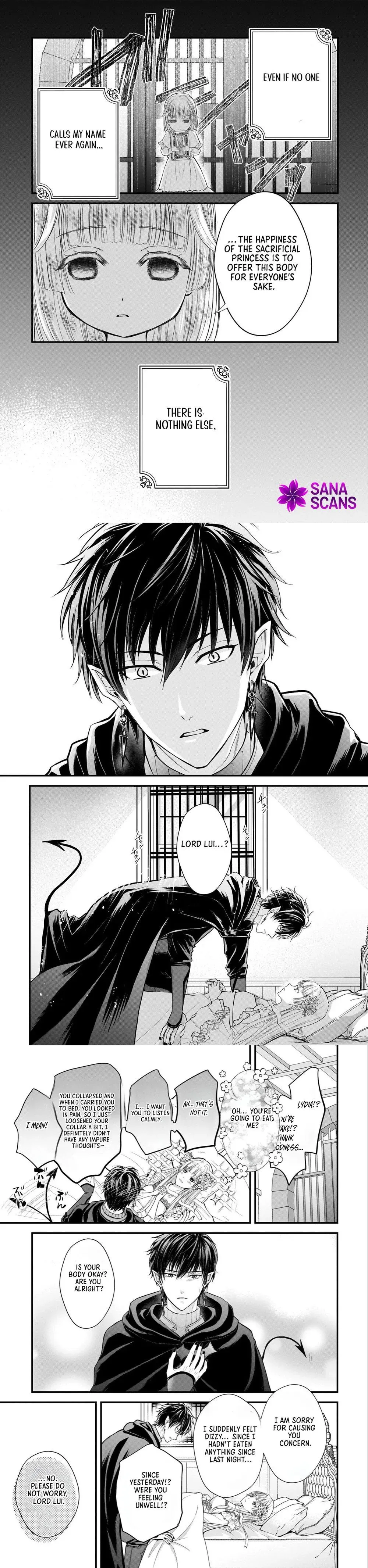 Happiness of the Sacrificial Princess — Bride of the Demon King Chapter 4 page 3 - 