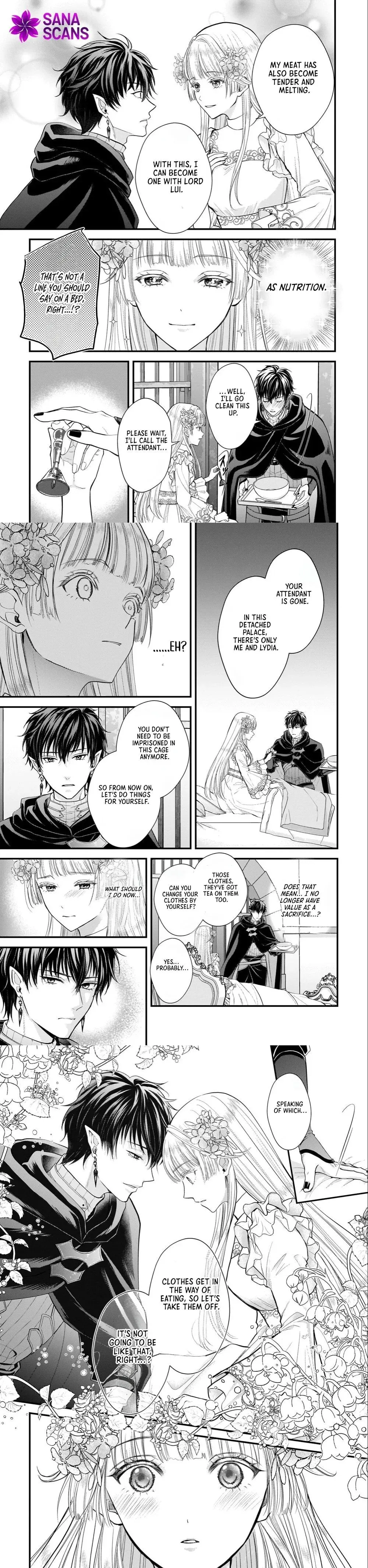 Happiness of the Sacrificial Princess — Bride of the Demon King Chapter 4 page 6 - 