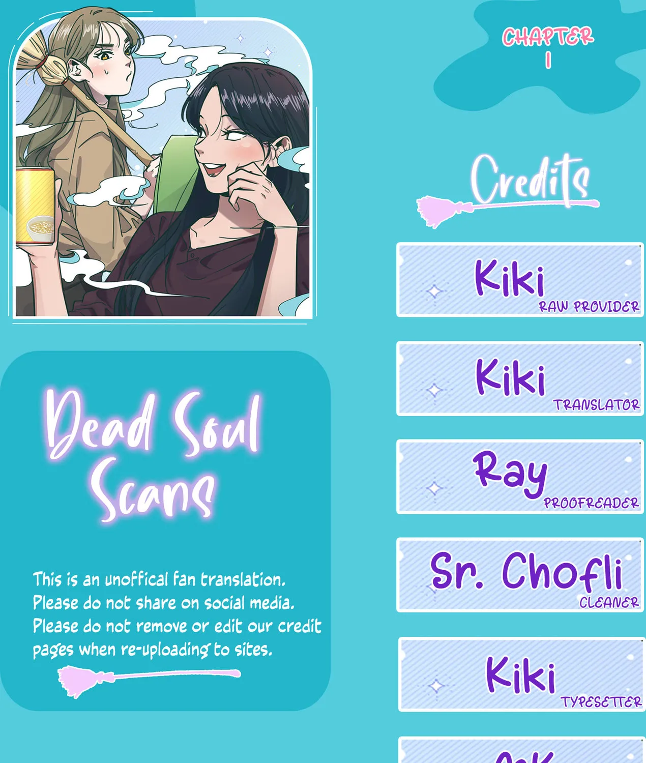 Happiness Rides a Broomstick Chapter 1 page 1 - 