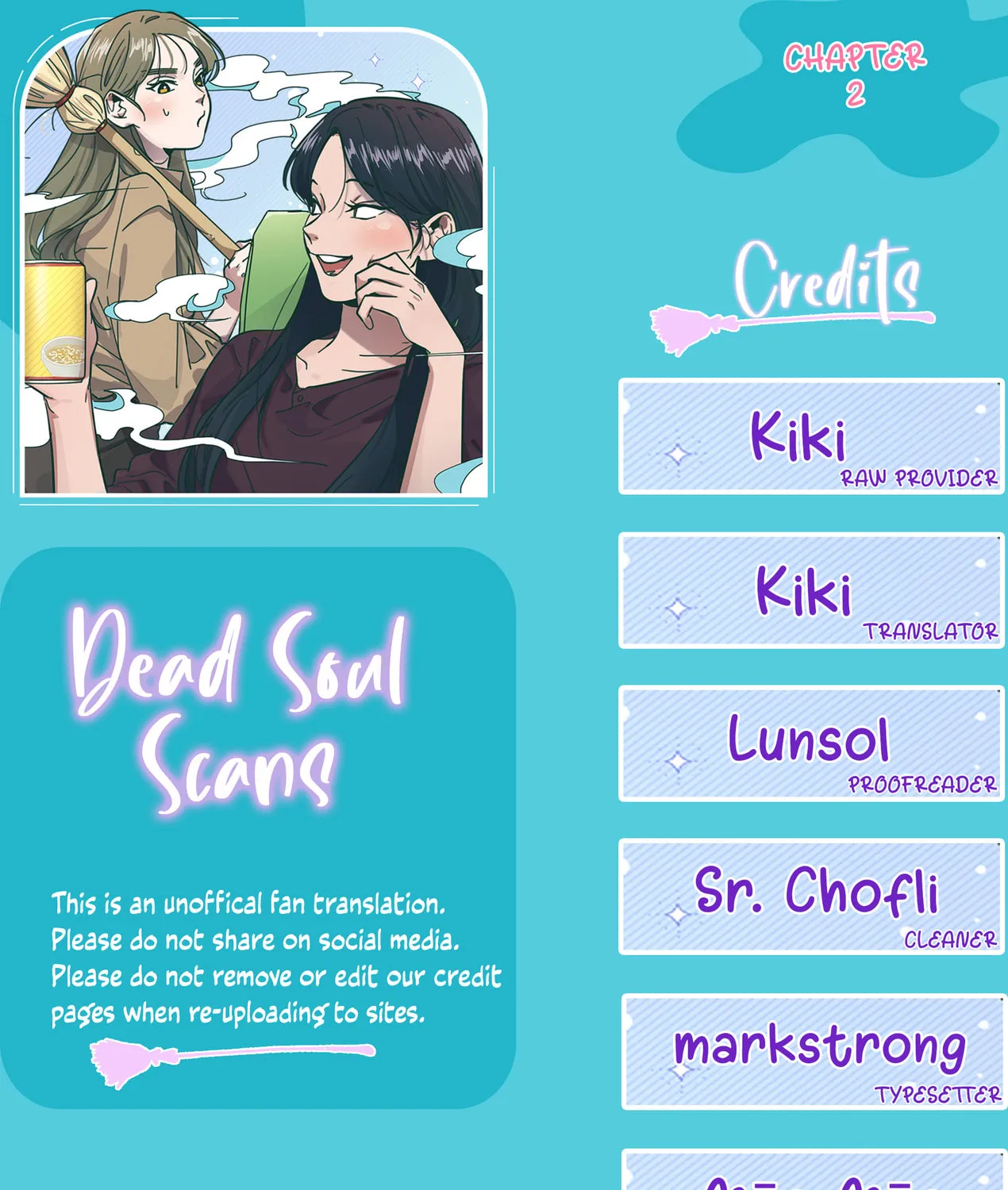 Happiness Rides a Broomstick Chapter 2 page 1 - 