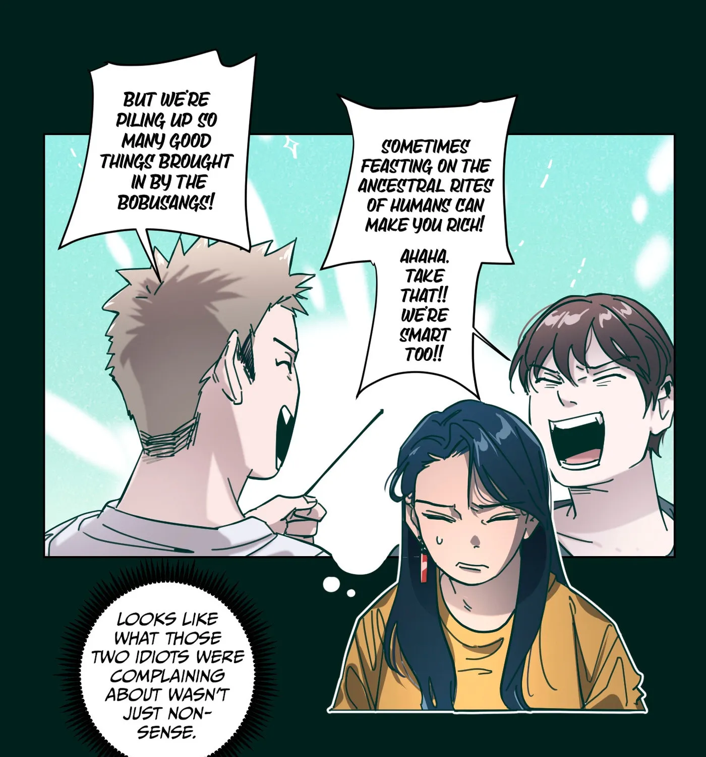 Happiness Rides a Broomstick Chapter 23 page 56 - 