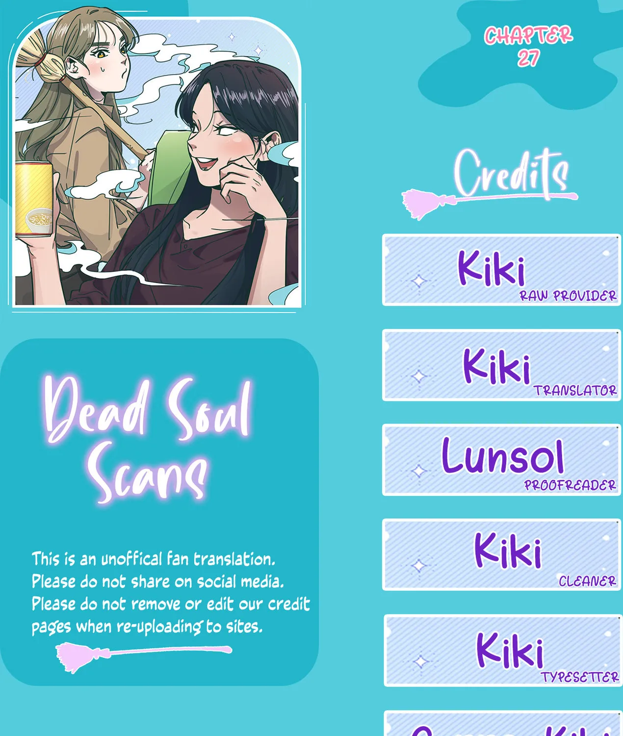 Happiness Rides a Broomstick Chapter 27 page 1 - 