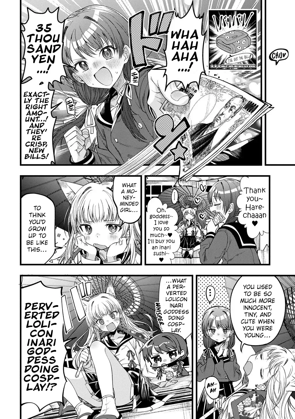 Hare-chan: An Inari Goddess Who Will Grant Anything in Exchange for a Kiss Chapter 0 page 6 - 