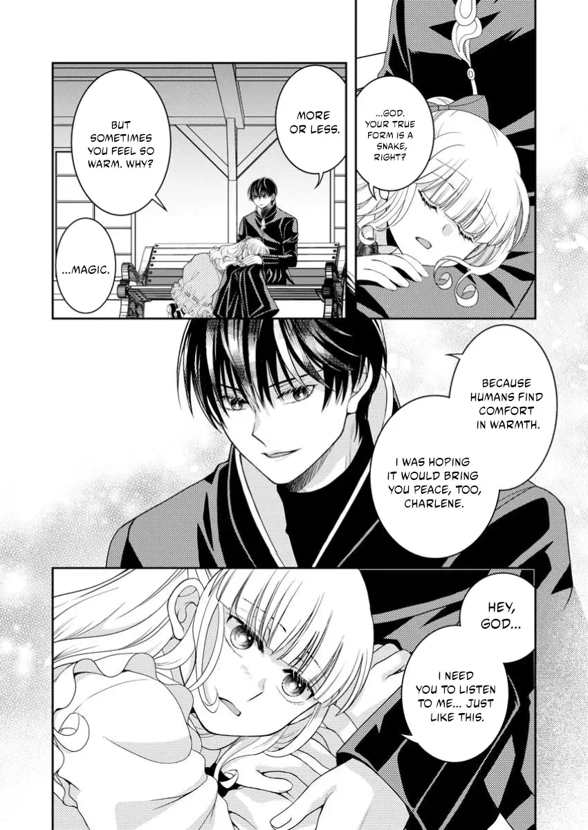 Haribote Seijo wa Youjyo ni Nari, Ai no Omoi Kamisama to Tsuihou Life wo Mankitsusuru Chapter 4.1 page 3 - 