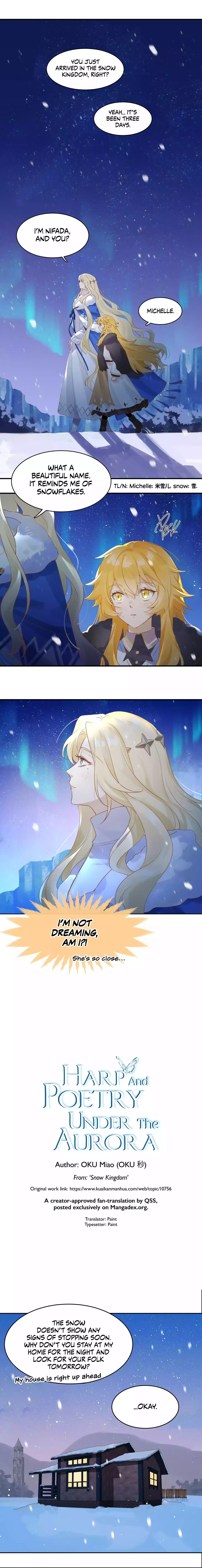 Harp and Poem Under the Aurora Chapter 3 page 1 - 
