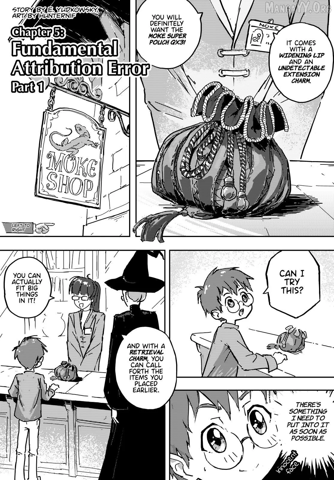Harry Potter and the Methods of Rationality Chapter 5.1 page 1 - 