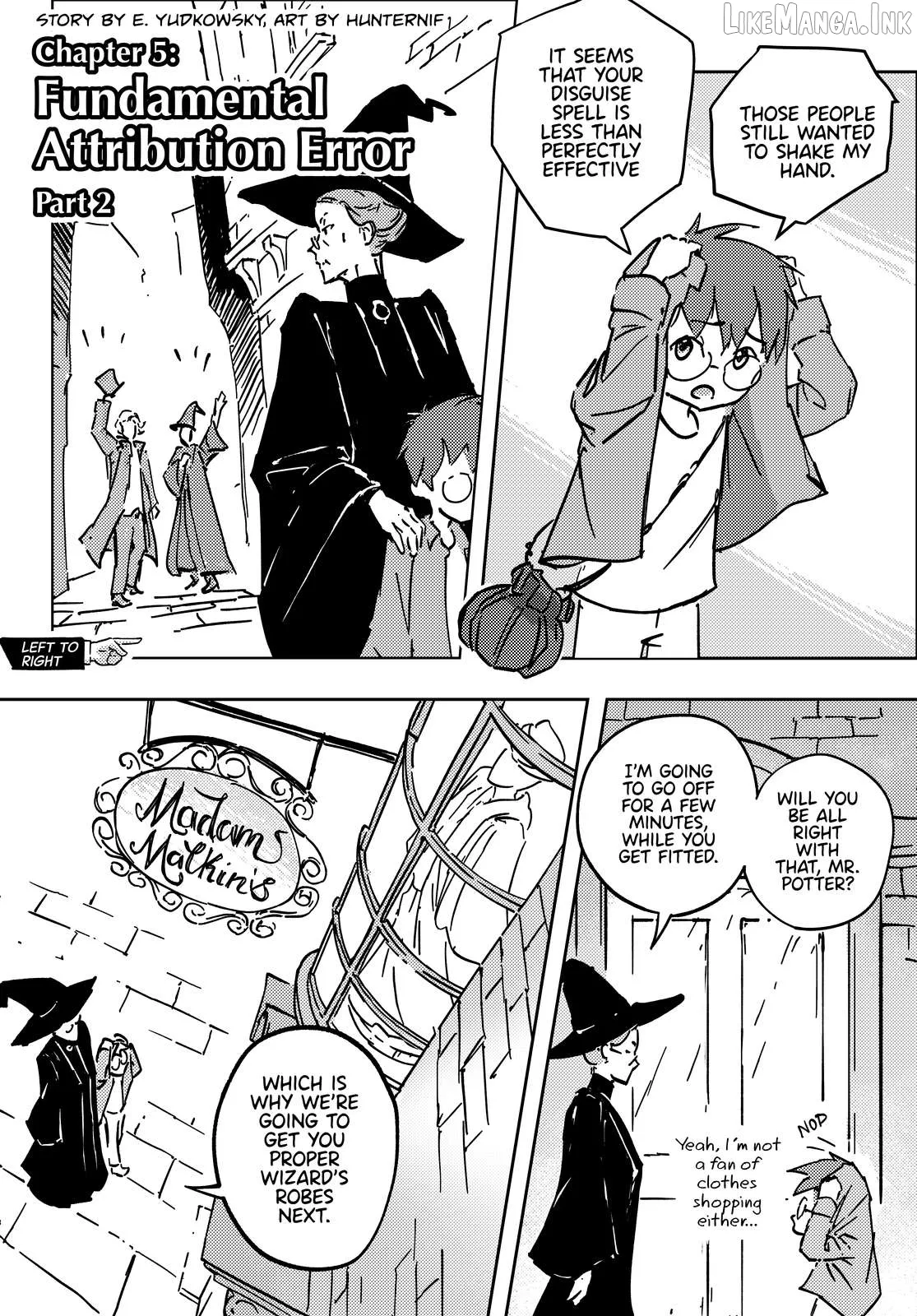 Harry Potter and the Methods of Rationality Chapter 5.2 page 1 - 