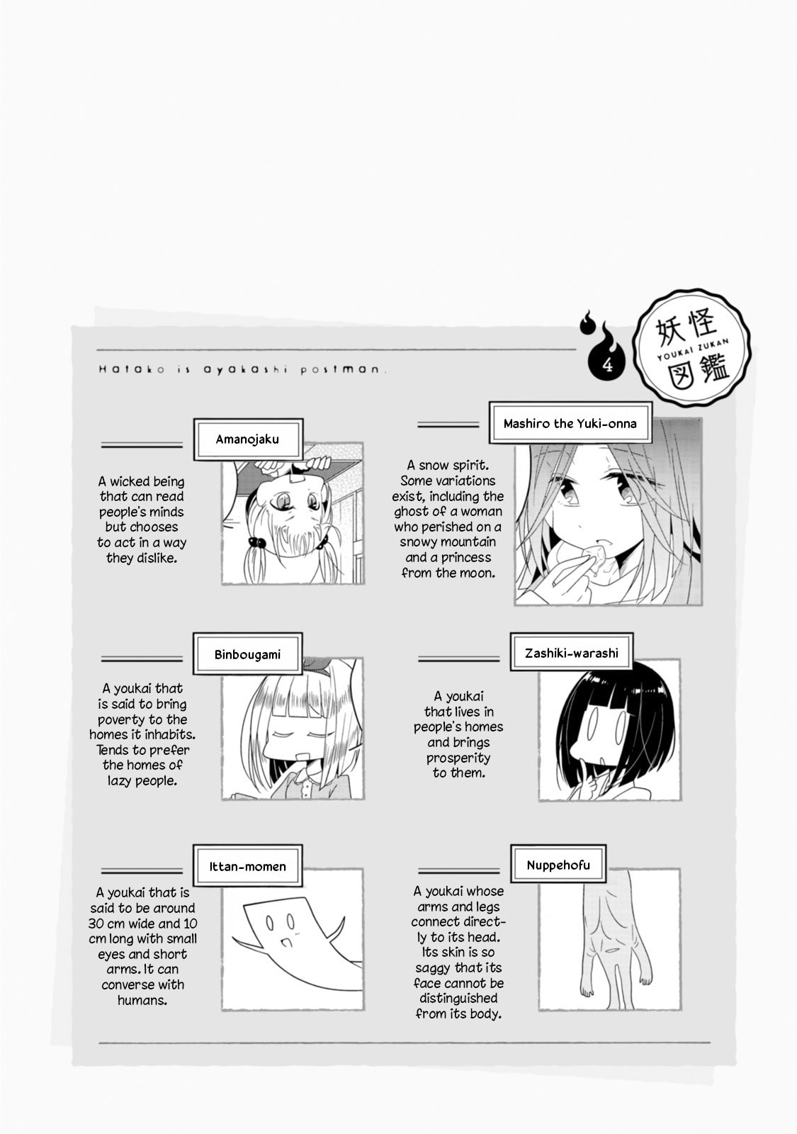 Hatoko no Ayakashi Yuubinya-san. Chapter 4 page 1 - 