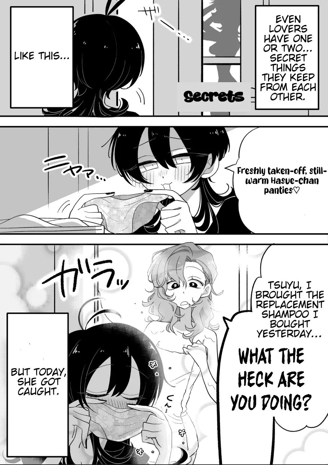 Hazue and Tsuyu Chapter 6 page 1 - 