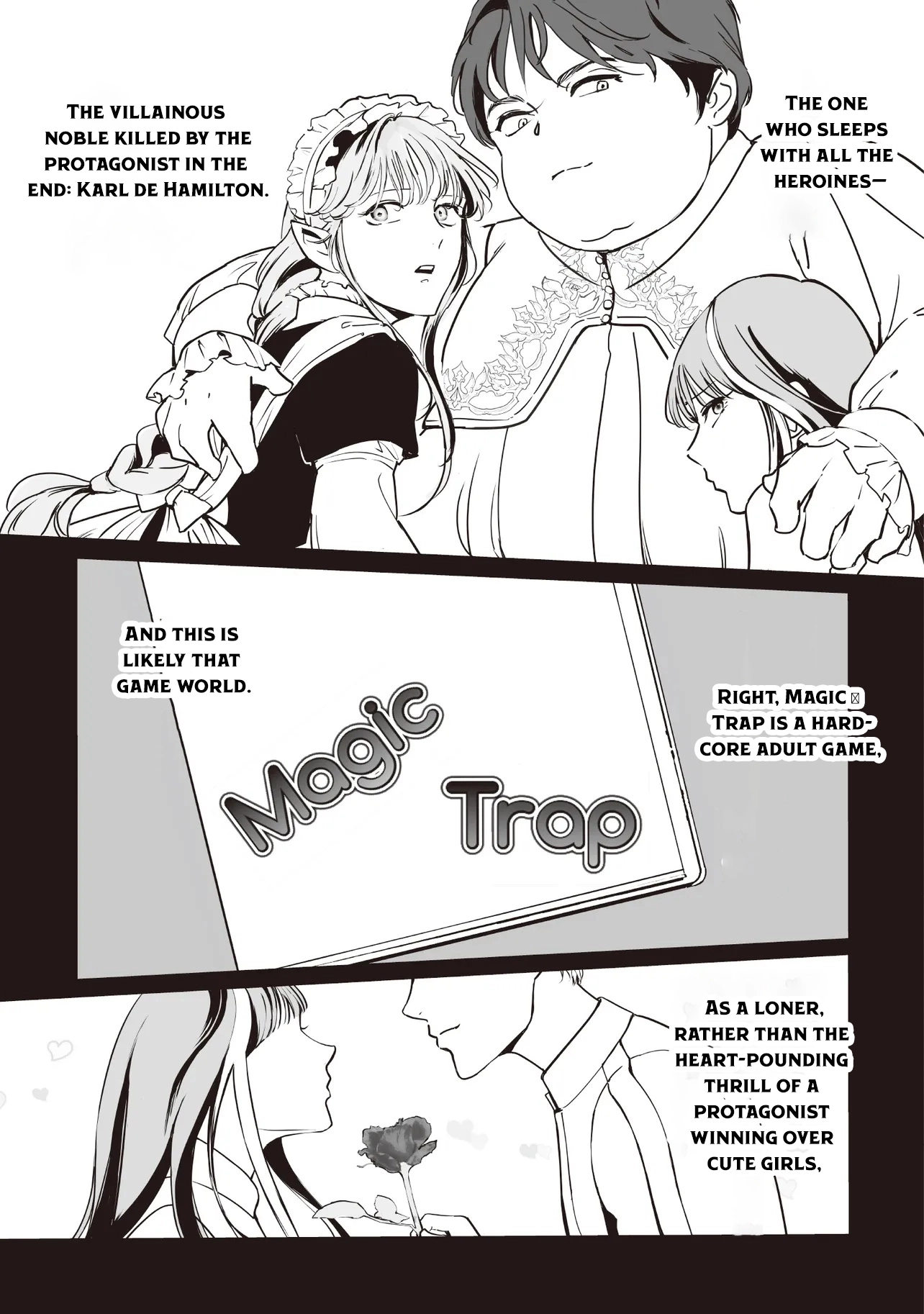 He was reincarnated as an eroge creepy villain aristocrat full of villains. Aim for a slow life by avoiding destruction and preventing crimes by villains Chapter 1 page 11 - 