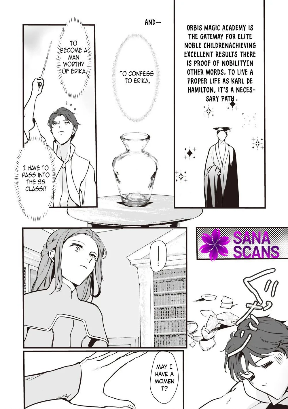 He was reincarnated as an eroge creepy villain aristocrat full of villains. Aim for a slow life by avoiding destruction and preventing crimes by villains Chapter 6 page 10 - 
