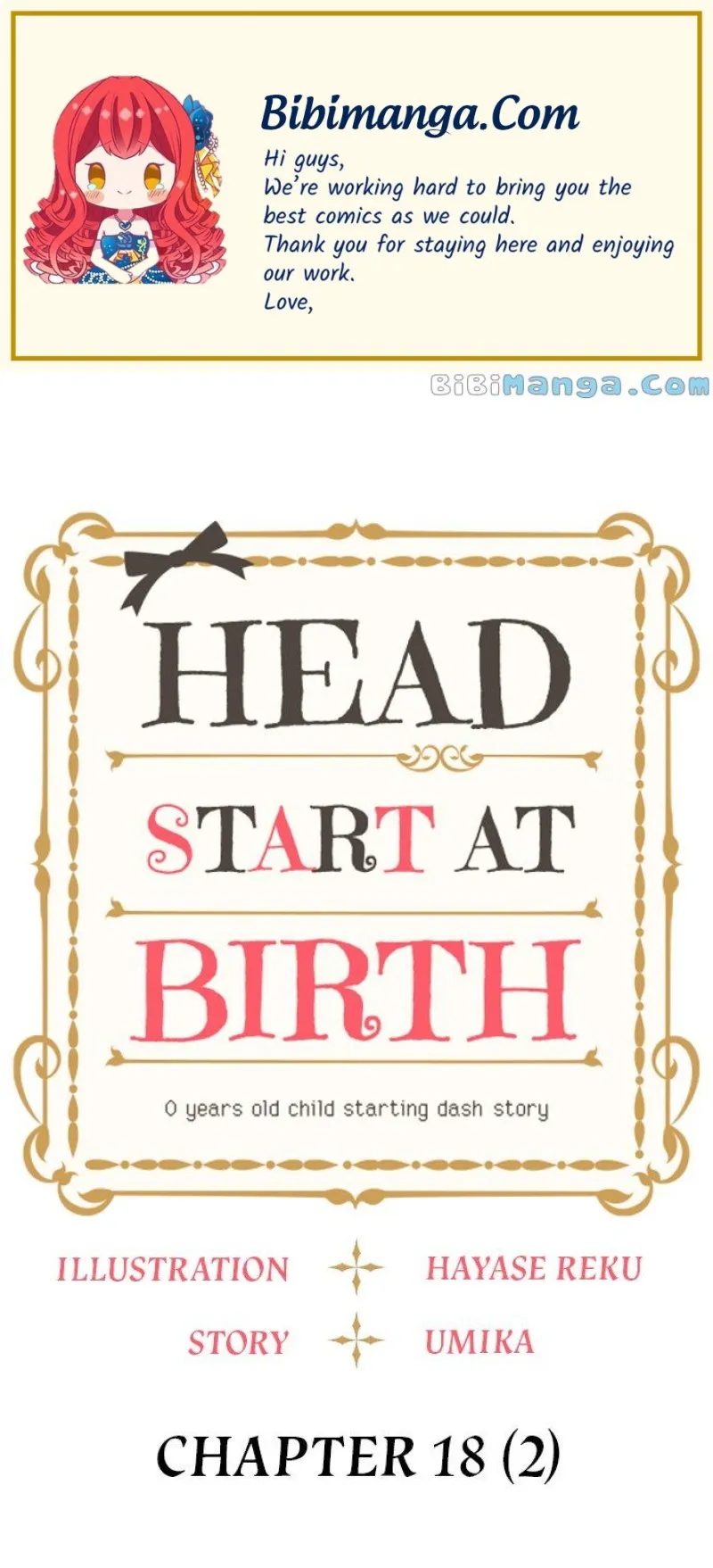 Head Start at Birth Chapter 18.5 page 1 - 